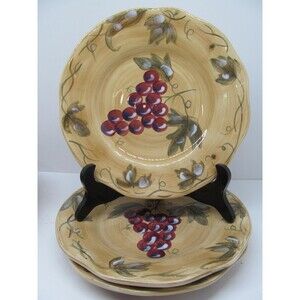 Noble Excellence Meritage 11" Dinner Plates Set Of 3 Plates